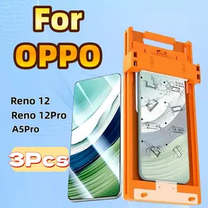 High-Definition Screen Protector Film for Oppo Reno12 Reno12pro A5pro, No Bubble, No Dust, 3-Pack, Not Tempered Glass