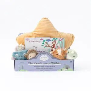 Slumberkins 9100994 The Confidence Within Pillow & Book Set, Assorted - 7 Piece
