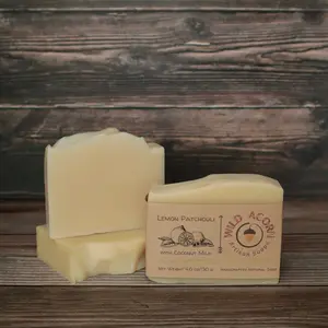Lemon Patchouli Soap with Coconut Milk