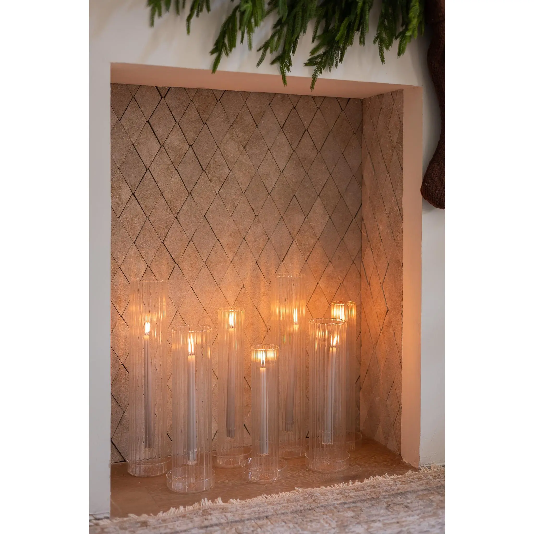 Reeded Candle Sleeves