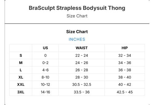 BraSculpt Strapless Bodysuit Thong