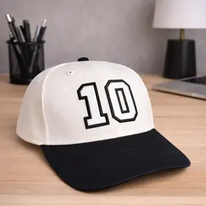 Custom Sports Number Embroidered Two-Tone Baseball Cap, Player Number Hat, Game Day, Mother's Day Gift