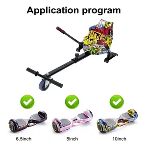 Hoverboards Seat Attachment, Hoverboards Go Kart Attachment for Kids & Adults, Accessory for Self Balancing Scooter, Fit for 6.5”-10” Hoverboards for outdoor Skateboard Ramps