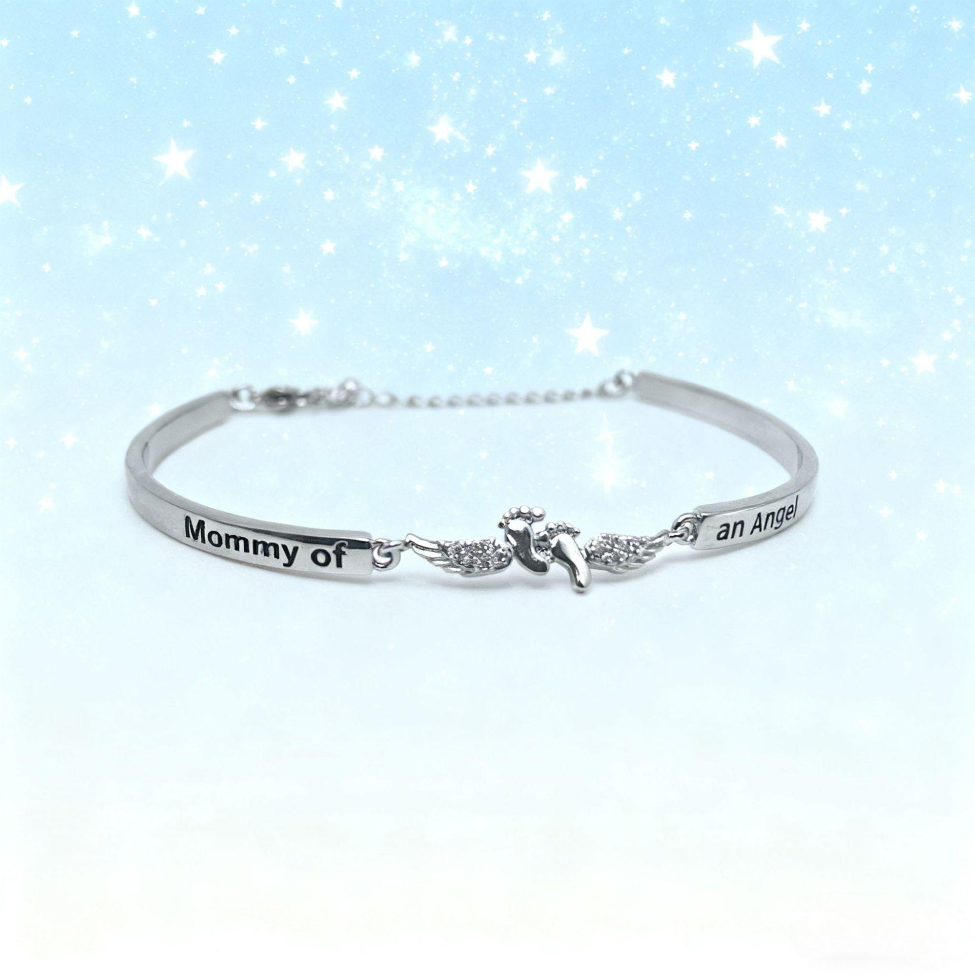 Letter & Wing Design Cuff bracelet, Fashionable Jewelry for Women, Elegant All-match Fashion Accessories for Daily Wear, Personalized Angel Ring, Engraved Ring