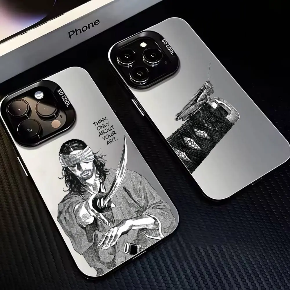 Classic Vagabond S-Samurai Black IMD Matte Phone Cases For iPhone 17 Promax 16 15 14 13 12 11 Pro Max Plus Air Shockproof Cover Protection Best Gift of Birthday Christmas Halloween