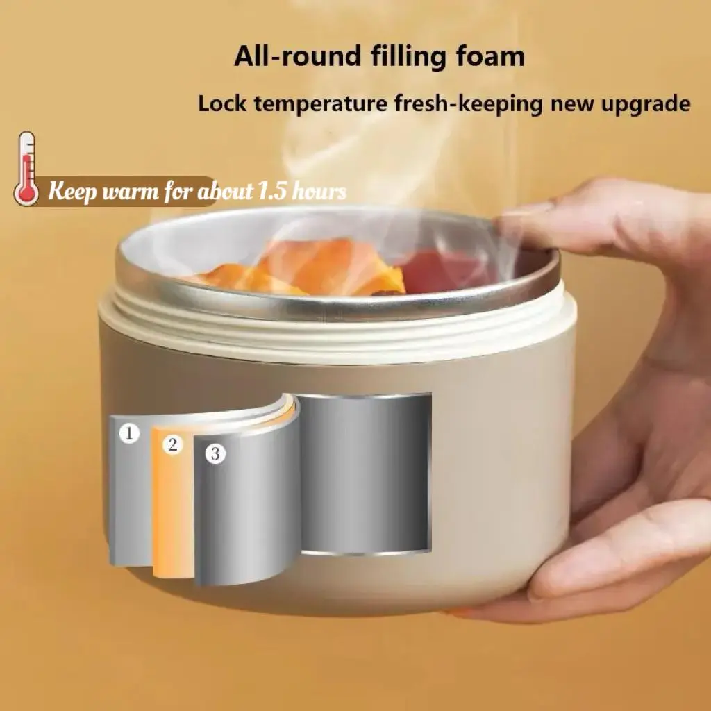 Portable Insulated Food Lunch Container Set, 1 Set Including 3 Counts Lunch Box & 1 Count Insulated Bag, 3 Separate Stackable Lunch Container for Adult & Kids Travel, Insulated Bento Box, Kitchenware Portable Insulated Food Lunch Container Set, 1 Set Including 3 Counts Lunch Box & 1 Count Insulated Bag, 3 Separate Stackable Lunch Container for Adult & Kids Travel, Insulated Bento Box, Kitchenware