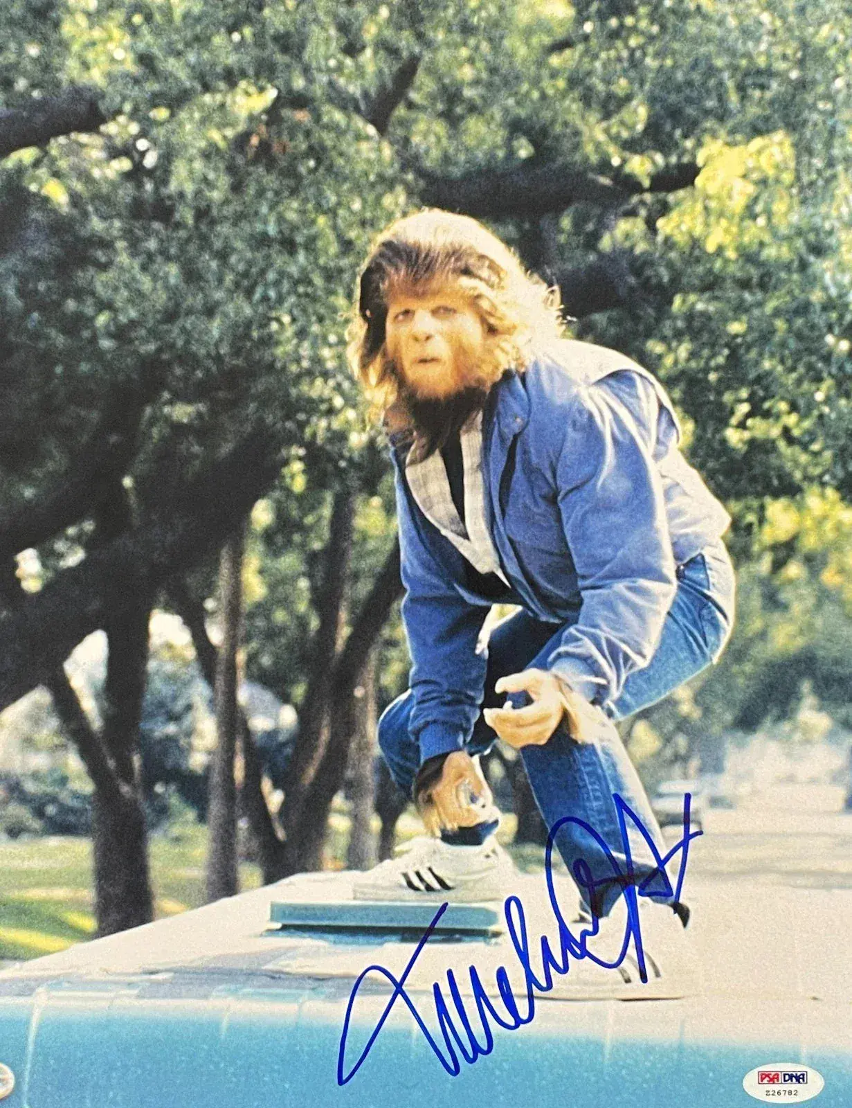 Michael J Fox Authentic Autographed 11x14 Photo