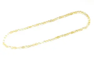 Citrine Beaded Stretch Necklace 6mm | Joy Abundance Positivity, Healing Crystal Jewelry, Gift for Her