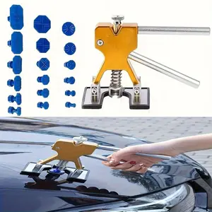 ‌18PC Car Dent Repair Kit with Pull Tabs Deep Dent Remover Tool for Hail Damage Door Dings Paintless Dent Removal Professional Auto Body Repair Accessories‌