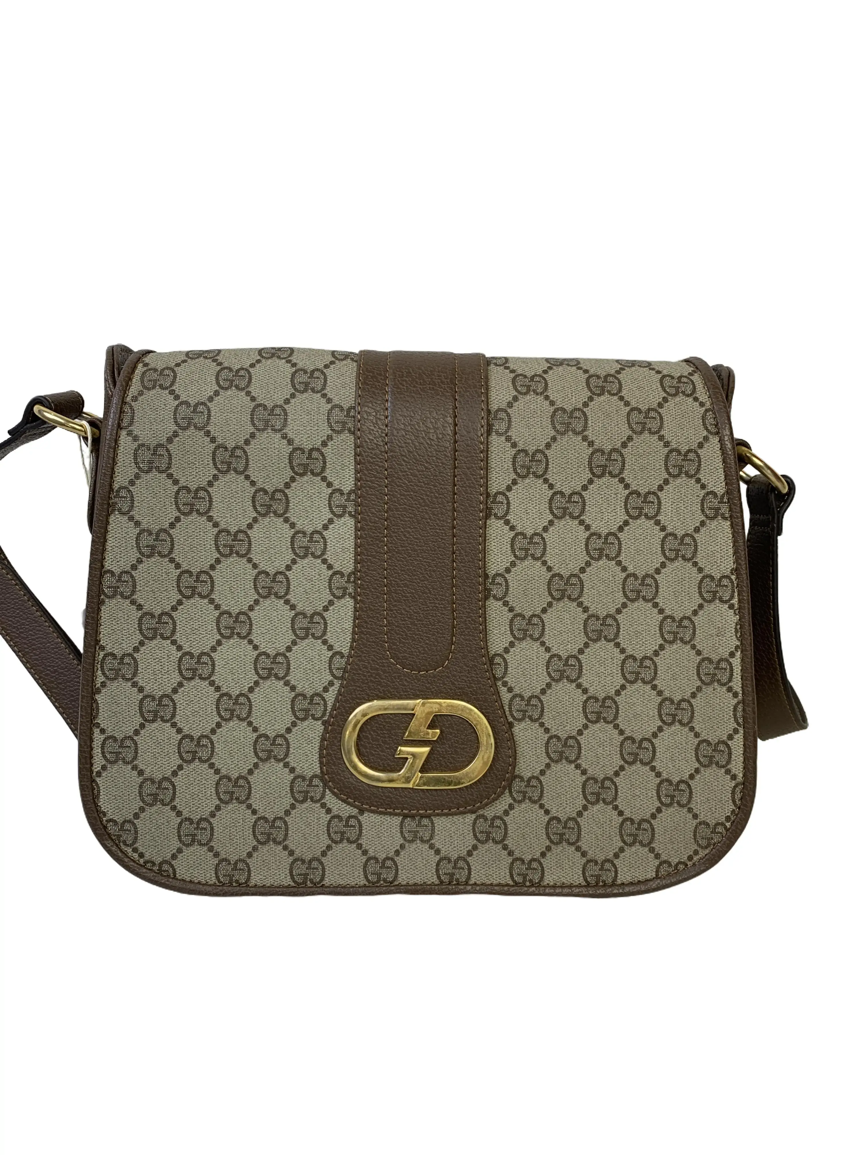 Pre-owned GUCCI Vintage Interlocking GG Canvas Shoulder Bag/wj06930014/0014