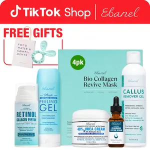 Ebanel Head-to-Toe Glow & Repair Kit | 6-piece Feet, Face & Body Essentials with Free Gifts
