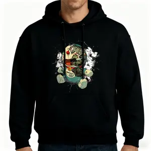 Men's Doraemon Hoodie – Retro style, comfortable hoodie, perfect gift for both men and women, fashionable men's hoodie