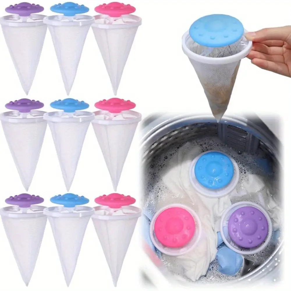Pet Hair Remover Washing Machine, Washing Machine Lint Catcher, Pet Hair Remover for Laundry and Floating Hairs Filtering Mesh, Pet Fur Catcher - Cat Dog Fur Remover Washing Machine Reusable (3PCS)