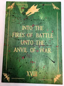 JP Customs Space Marine 40k Salamanders wall art