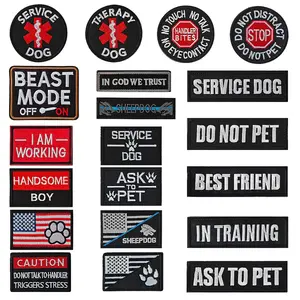 SPS 20-Piece Service Dog Patch Set