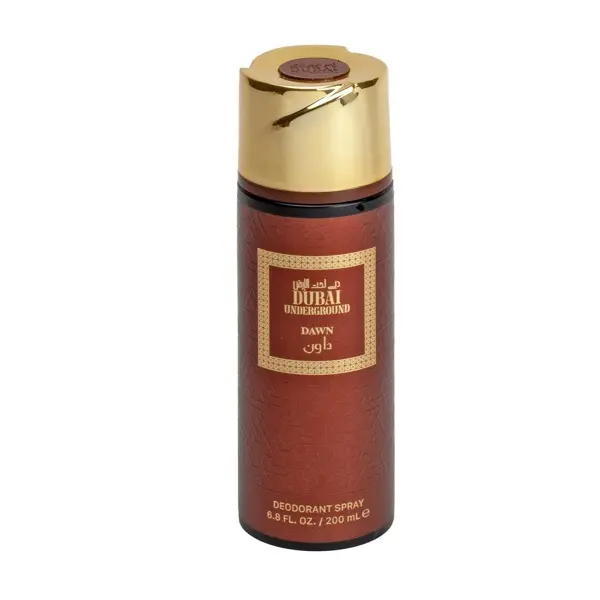 Dubai Underground | Dawn (Sahra) Non-Aerosol Deodorant Spray – 6.8oz – Fresh Fragrance with Long-Lasting All-Day Odor Protection | Ideal for Everyday Use, Gym, Travel, or Special Occasions