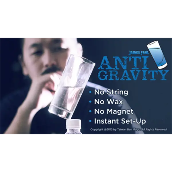 James Paul Anti Gravity Magic Trick - No String No Wax No Magnet Instant Set-Up with Online Tutorial Video