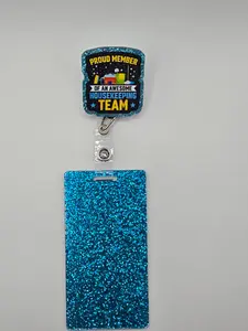 Housekeeping Team Badge Reel with Badge Buddy