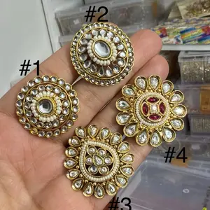 Adjustable Rings with Intricate Beadwork and Gemstone Accents for Versatile Styling Options