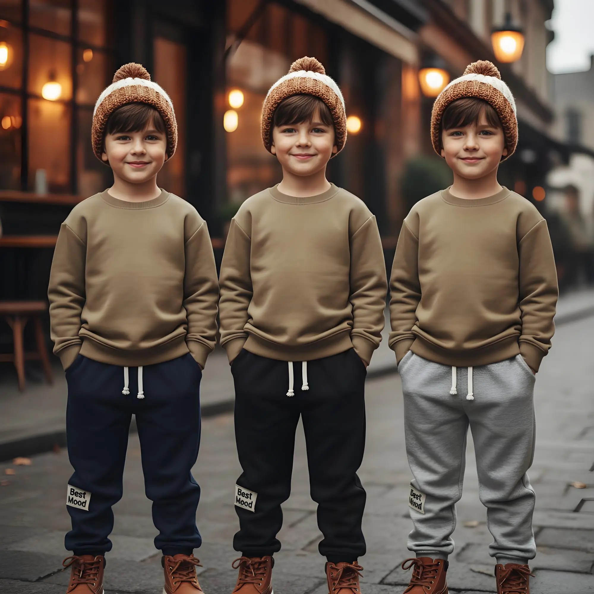 3-Pack Baby Boys' Jogger Pants, Solid Casual Trousers in a Soft Polyester 5% Spandex Blend with Elastic Waist, Ages 3M-3Y, 12-18M, 3 Months To 3 Years
