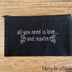 Diabetic Quote Accessory Bag