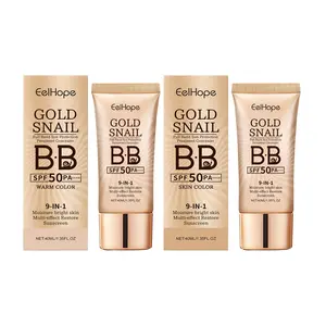 Eelhope Gold Snail BB Cream| Snail Mucin & Vitamin E Foundation| Hydrating Waterproof Coverage & Environmental Shield