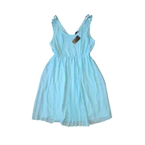 Torrid Dress Women’s Blue Pleated A Line Empire Waist