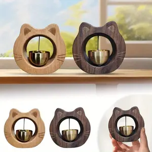 Wind Chime with Soothing Tune - Wooden and Brass Wind Chime Doorbell, Country Style Ear Wind Chime, Suitable Garden, Porch/Outdoor Decoration - Doorbell (Soothing Tune)