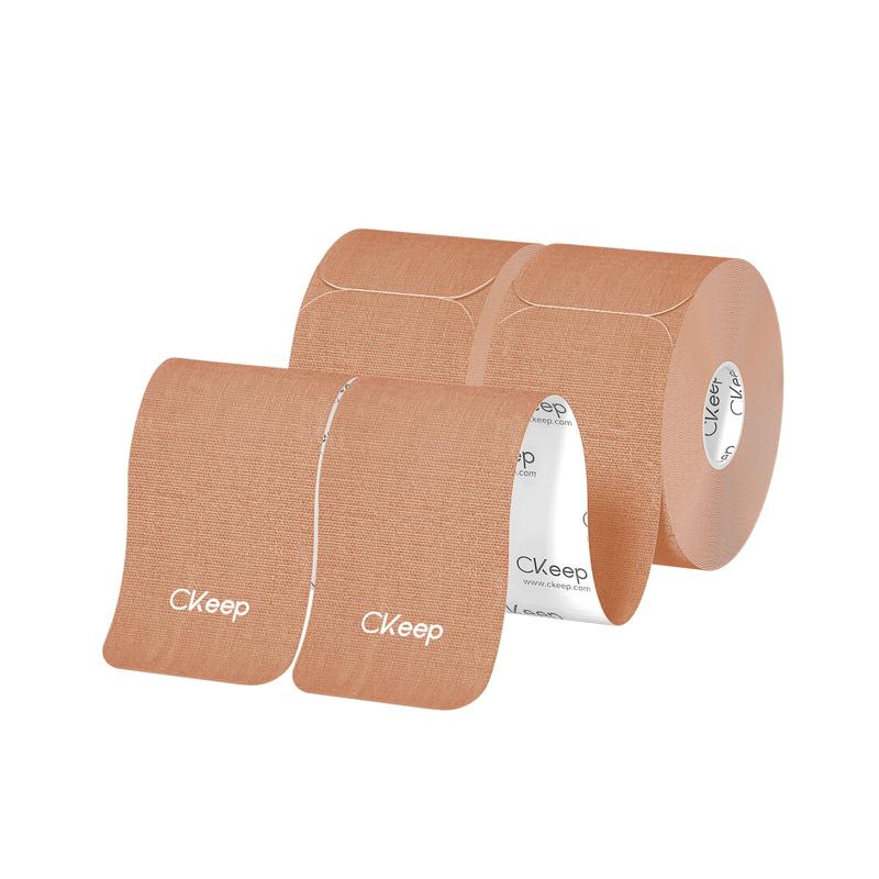 CKeep Precut Kinesiology Tape, 2 Rolls, 40 Strips, Original Cotton, Latex-Free tape for Knee Pain, Injuries & Sprains CKeep Precut Kinesiology Tape, 2 Rolls, 40 Strips, Original Cotton, Latex-Free tape for Knee Pain, Injuries & Sprains