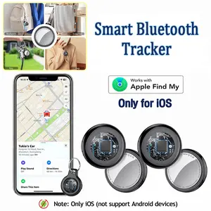 2026 New Smart Tracker Tag Set, Bluetooth 5.3 GPS Tracker for Apple Find My, Replaceable Battery, 100dB Key Finder and Item Locator for Car, Keys,Luggage(iOS Only)