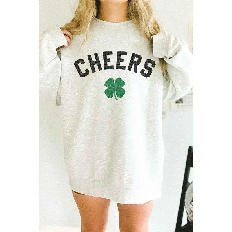 CHEERS ST. PATRICK'S OVERSIZED SWEATSHIRT