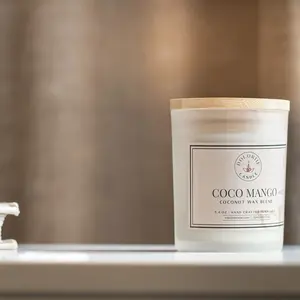 Dolorjie Candle - Coco Mango ; Pineapple Sage, Cinnamon Vanilla; white sage & Lavender