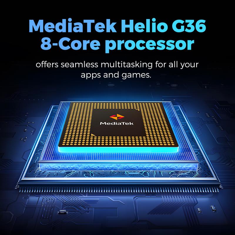 MIRO C67 Unlocked Smartphone - 6.75" HD+ 90Hz Display, MediaTek Helio G36 8 - Core, 4900mAh Battery