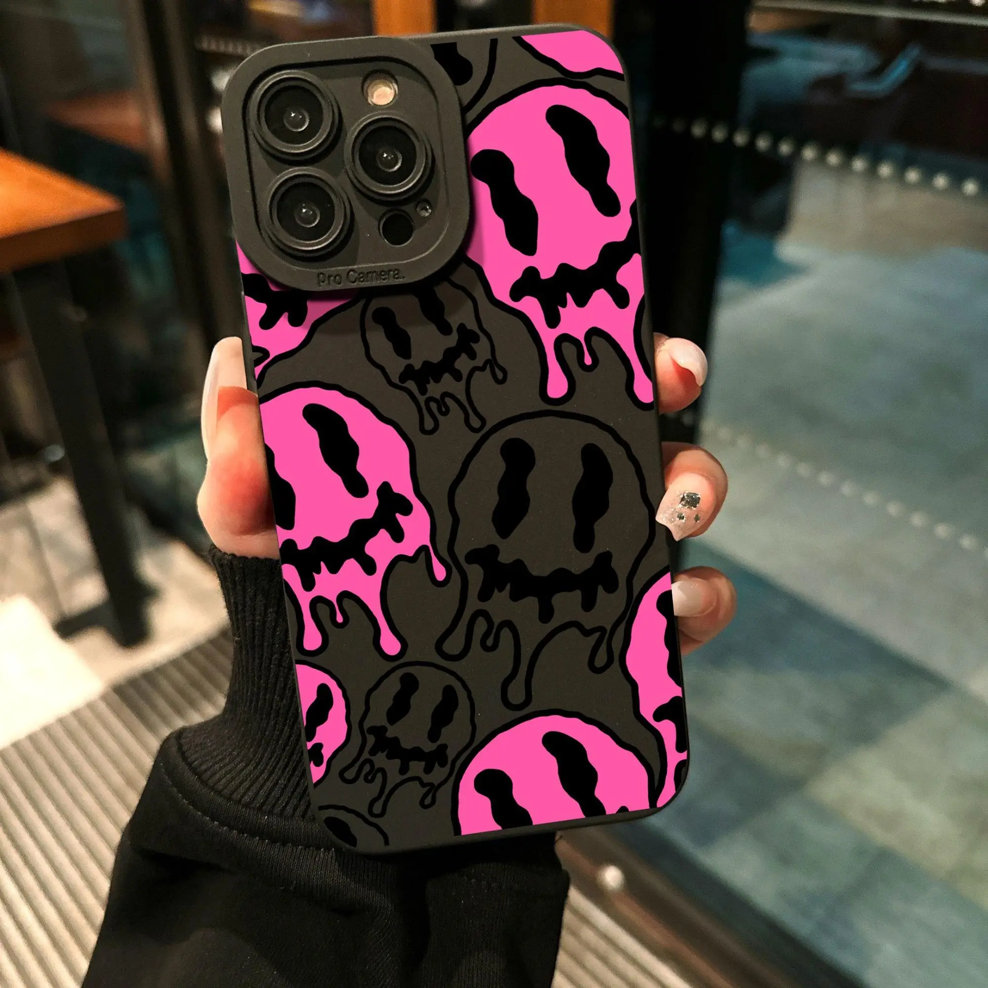 Creative Design Phone Case, Shockproof Phone Protective Case, Anti-fall Phone Cover Compatible with iPhone 16 15 14 13 12 11 Pro Max iPhone 16 Pro Max