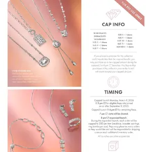 2026 birthday April collection necklace