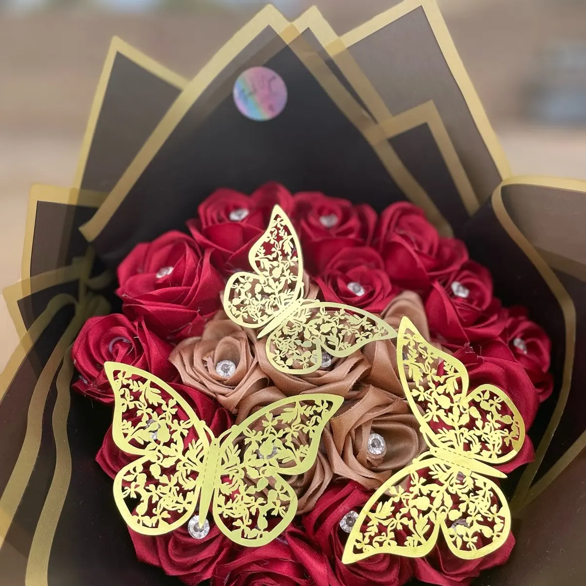 Custom eternal rose bouquets artificial bouquet