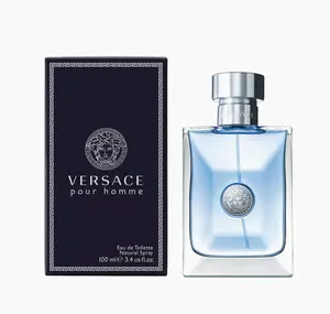 Versace Pour Homme Eau de Toilette for Men 3.4 oz (100 ml) - Fresh, Citrus & Aromatic Fragrance