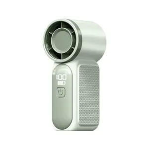 Mini Handheld Fan for Women, Portable Pocket Purse Fan, High-Speed Turbo Cooling, 6-Speed Adjustable with LED Display, USB Rechargeable Personal Fan for Travel, Outdoor, Makeup, Cute Girls Valentine’s Day Gift