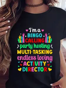 100% Cotton I'm Activity Director Activity Coordinator T-Shirt