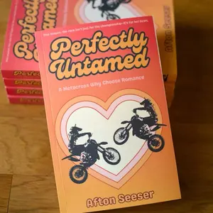 Signed copy with goodies! Perfectly Untamed : A twist on a motocross why choose romance book.