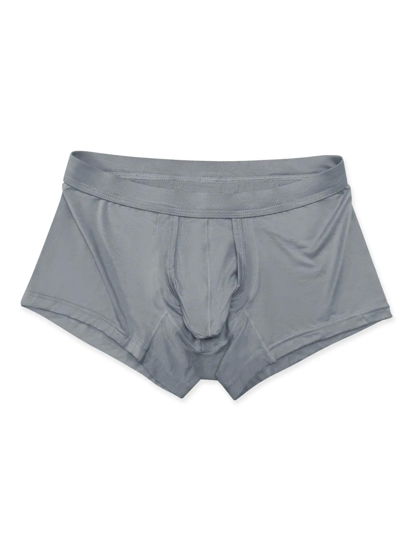 1-pair men's sports straight-leg underwear, Soft Comfy Underwear, made of breathable and high-stretch spandex material, with soft quick-drying independent pocket and elephant nose design, suitable for daily casual wear