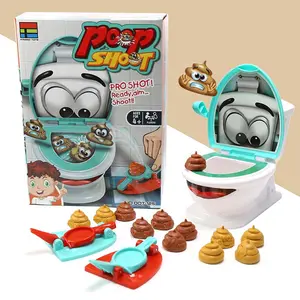 Quick Poop Shooting Game Toy Set, 1 Set Funny Poop Shooting Toy for Party, Interactive Novelty & Gag Toys for Festival Gifts, Prank Gag Gift
