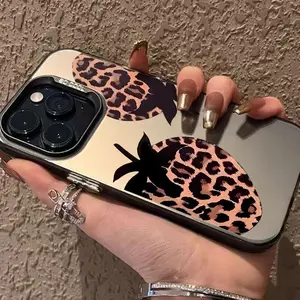 Strawberry Pattern Phone Case, Anti-fall Phone Protector Cover, Shockproof Phone Protective Case Compatible with iPhone 16 15 14 13 12 11 Series