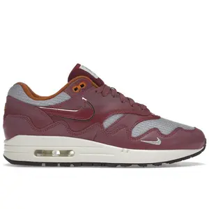 Nike Men's Air Max 1 Patta Waves Rush Maroon (without Bracelet) Running Shoes, from StockX
