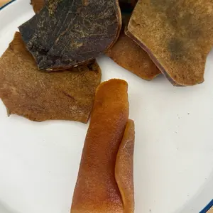 Ijebu Dried Ponmo (cow skin) from Nigeria. 5 pieces per pack. Easy to soak.