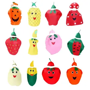 Kids Fruit Costume Cosplay Cartoon Comfortable Boys Girls Dress up for Props Masquerade Stage Performance Themed Party Role Play
