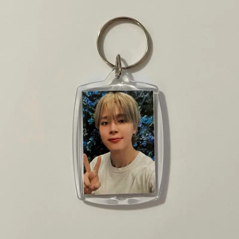 K-Pop Concert Member OT7 Fanmade Merch Photo Deco Accessory Acessories Acrylic Keychain Charm Keyring Bias
