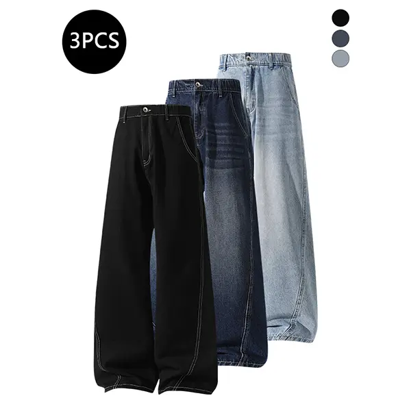 Black + Dark Blue + Light Blue