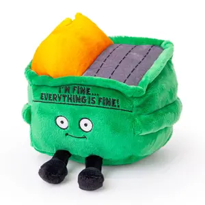 "I'm Fine - Everything is Fine" Dumpster Fire Plush