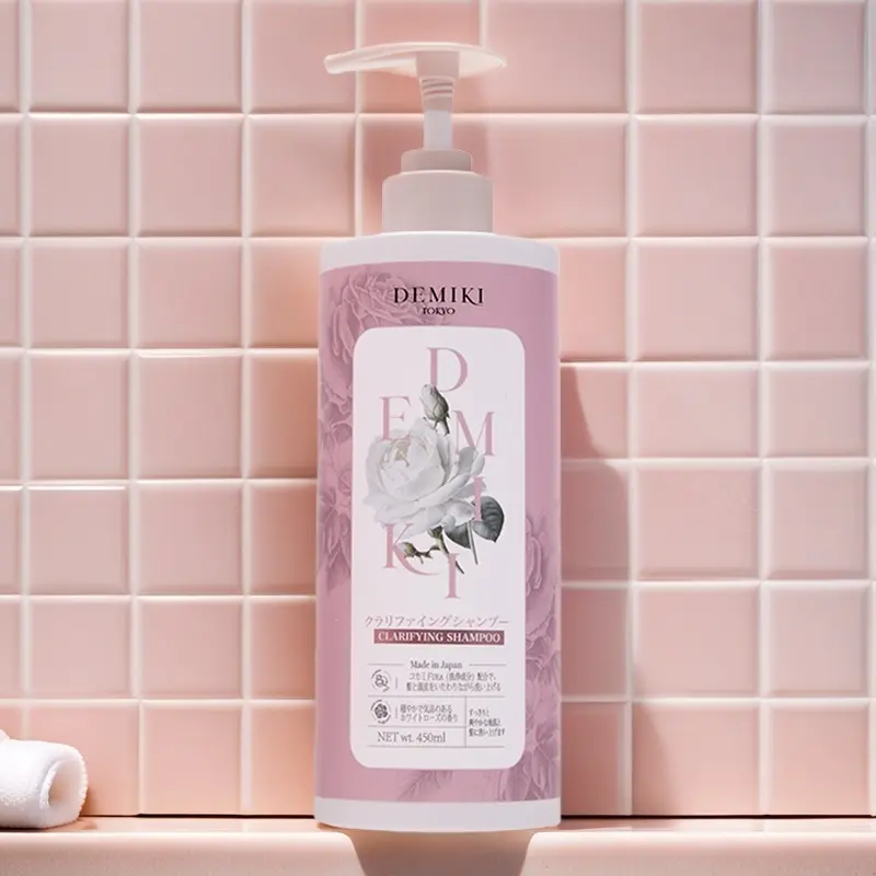 Japanese Clarifying Shampoo, Womens Haircare Shampoo, Oil Control & Repairing, Mildly Acidic Formula, Natural White Rose Fragance